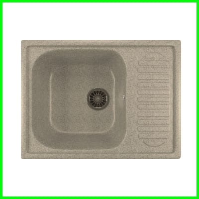 Мойка ML - GM19 с крылом,  серая, 495*750*200мм, артикул УТ000041133