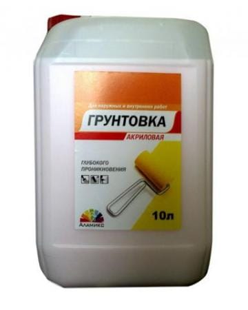 Грунтовка глубокого проникновения д/нар.и внутр. работ 10кг Аламикс, артикул УТ000077221