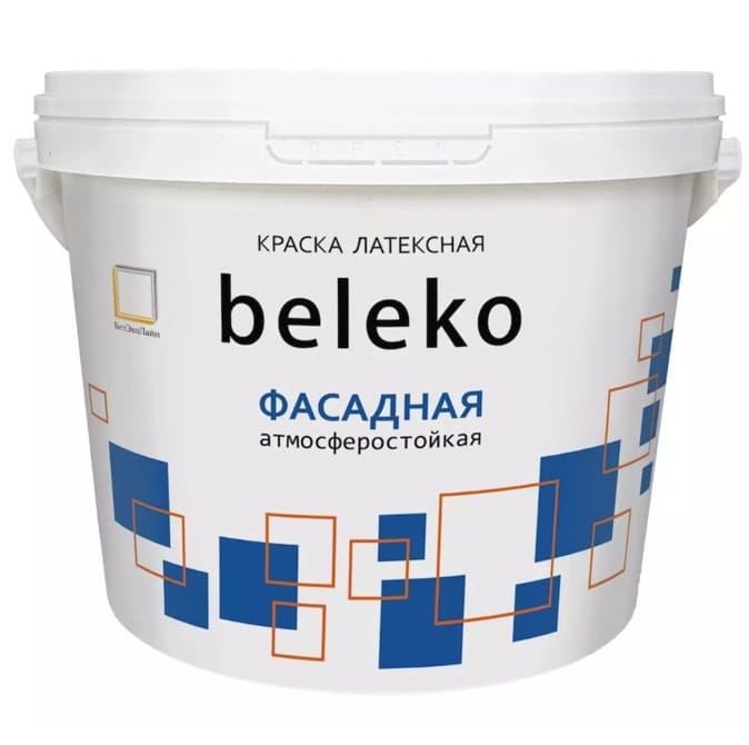 Краска ВД BelEko фасадная 14кг, артикул УТ000094846