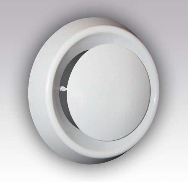 Анемостат приточно-вытяжной регулируемый с фланцем D125, артикул 12,5АПВП