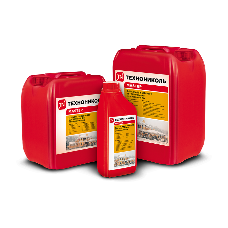 Добавка для зимнего бетонирования (противоморозная) ТЕХНОНИКОЛЬ, 1л, артикул 529183