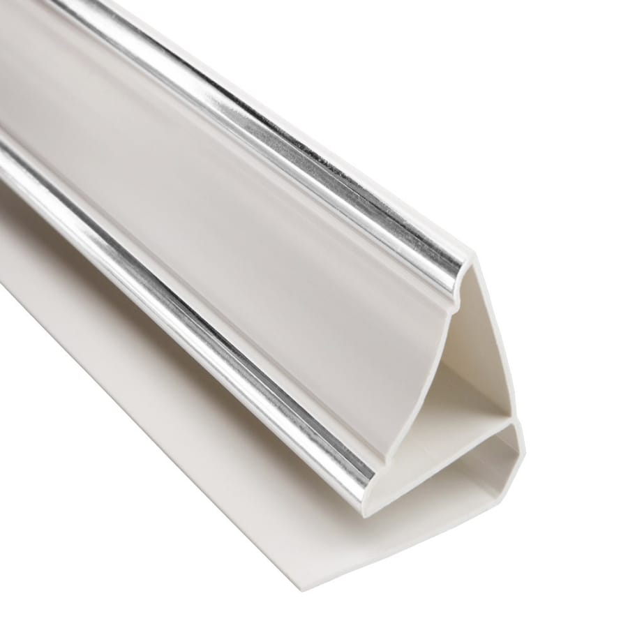 Молдинг ПВХ плинтус потолочный Хром 3м, артикул УТ000017303