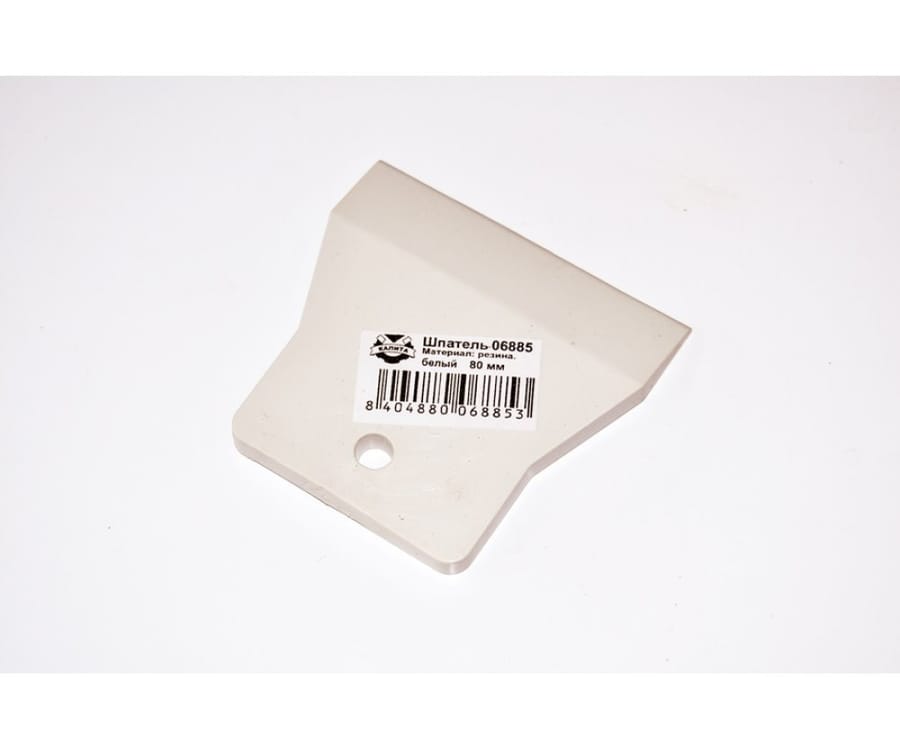 Шпатель резиновый 100мм  белый, артикул 06886