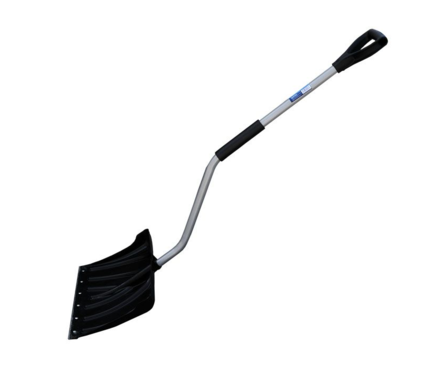 Лопата-Движок БУРАН 555*410мм с аллюминиевой накладкой,аллюминиевым черенком, артикул 8025720