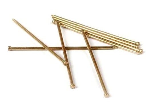 Гвозди финишные латунированные 1,2х20 (100гр), артикул 4299
