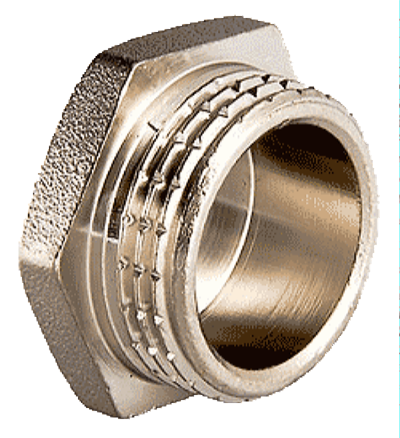 Пробка 3/4 хром с нар резьбой, артикул УТ000032847