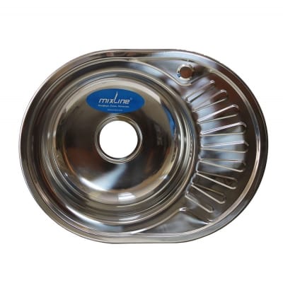 Мойка накладная 60*80R*0,40мм VLADIX без сифона, артикул 29946