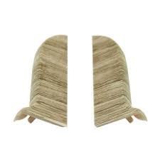 03B Угол для плинтуса  56  Дуб Пустынный Торцевая пара Salag, артикул УТ000055297