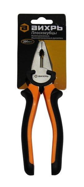 Плоскогубцы 200мм Вихрь, артикул 73/6/3/8