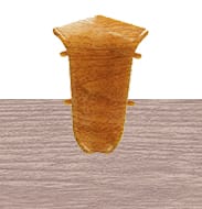 УГОЛ для плинтуса 55мм "Классик" Дуб латте/внутренний 229, артикул УТ000018933