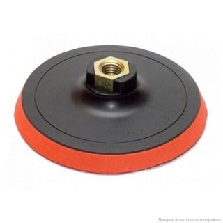 Тарелка опорная Bohrer 100мм на липучке для кругов гибких алмазных"черепашек"(для УШМ и дрелей), артикул УТ000093147