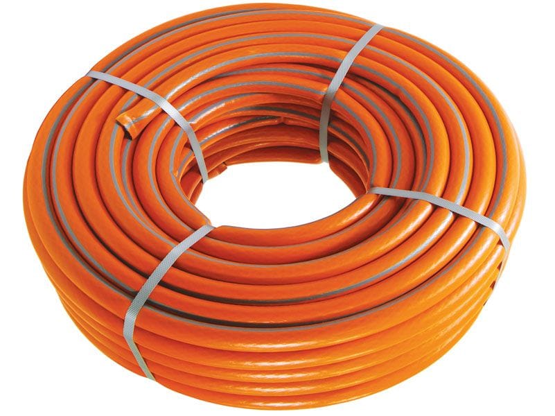 Полив Шланг поливочный армированный АКВАРЕЛЬ, 3-слойный, 3/4"x25 м (19мм), артикул 77284-12-5, 77284-13-5