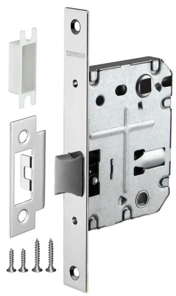 Защелка врезная PLASTIC P72-50 СР хром, артикул 33601