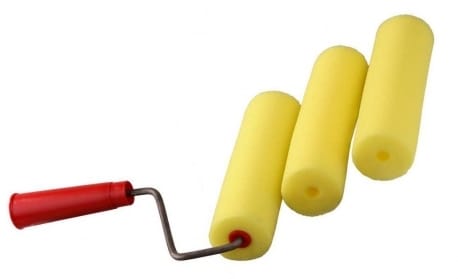 Валик ПОРОЛОН в наборе с 3 шубками+ ручка,, бюгель 6мм, 40х180, артикул 0364-18_z01