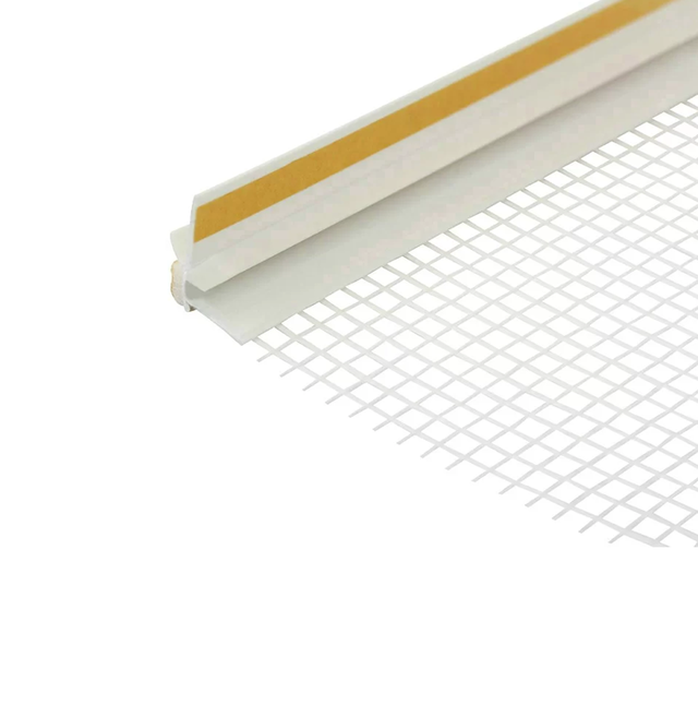 Профиль оконный примыкающий с арм. сеткой 6 мм/2,4 м, артикул УТ000091550