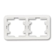 Рамка 2-я горизонтальная белая Мимоза, артикул УТ000076692