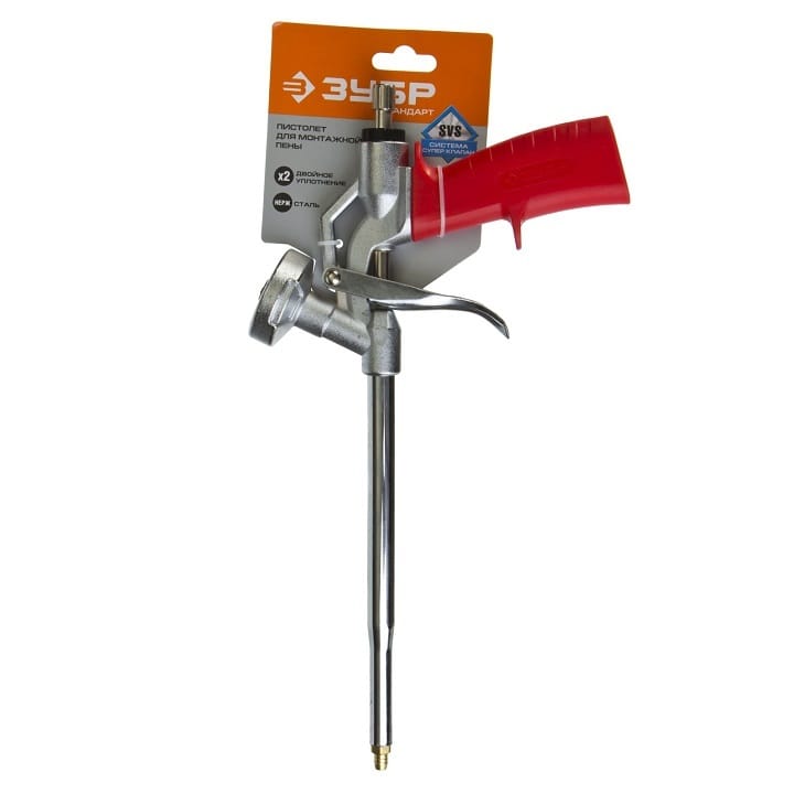 Пистолет для монтажной пены металлический корпус SILAPRO FoamGun, артикул УТ000073512