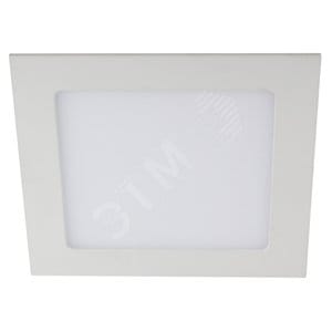 Светильник светодиодный 9Вт 4000К 585 Лм IP 20 квадратный, артикул УТ000089688