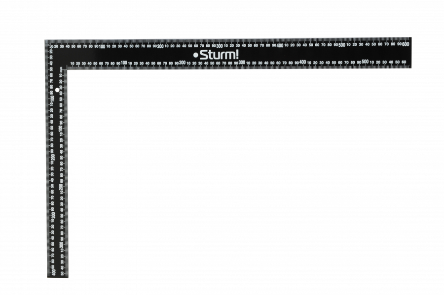 Угольник столярный Bohrer 350 мм металлический, артикул 41210350
