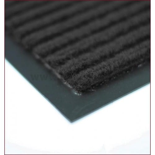 Коврик влаговпитывающий, ребристый 50х80 см черный VORTEX/10, артикул 22086/35-043
