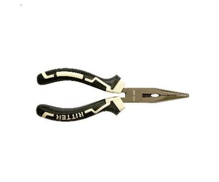 Длинногубцы MosTek Ciassik 160 мм прямые  двухкомпонентная рукоятка, артикул 5213160