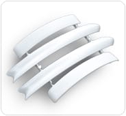 Набор комплектующих для наличника с кабель-каналом "Идеал" Белый/001, артикул УТ000036205