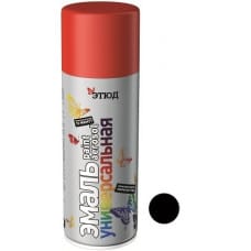 Краска аэрозольная Этюд черный мат. 400/520 мл, артикул УТ000061233