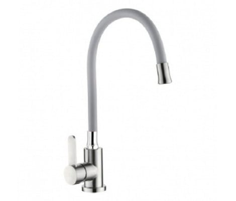 Смеситель ZERIX REFLECTOR LR74004-9 Серый нерж д/кухни, артикул 16835