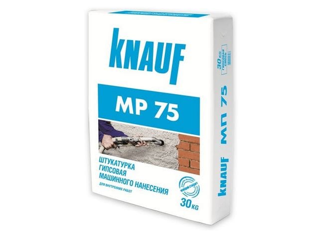 Штукатурка KNAUF МП-75 гипсовая машинная белая 30кг (40), артикул УТ000024446