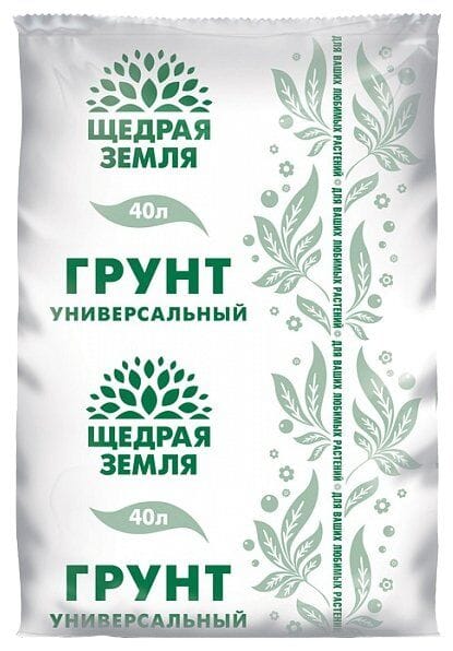 Грунт универсальный Щедрая земля 40 л (Фаско), артикул УТ000086664