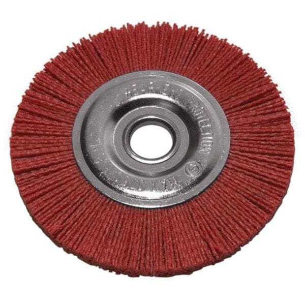 Корщетка-колесо нейлон, 125мм, Р80, артикул 38641