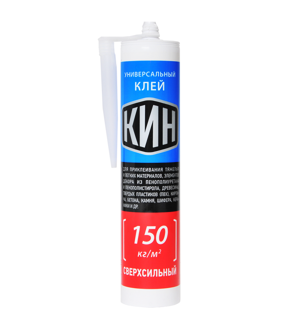 Клей КИН монтажный сверхсильный 150кг/кв.м 310гр, артикул 5768