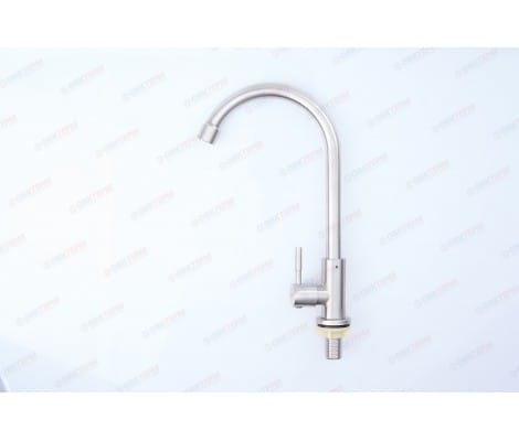 Смеситель ZERIX MONO-01 SUS304 нерж/сталь, артикул 33783