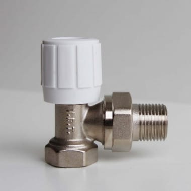 Клапан регулирующий со сгоном 1/2" угловой, артикул 528925