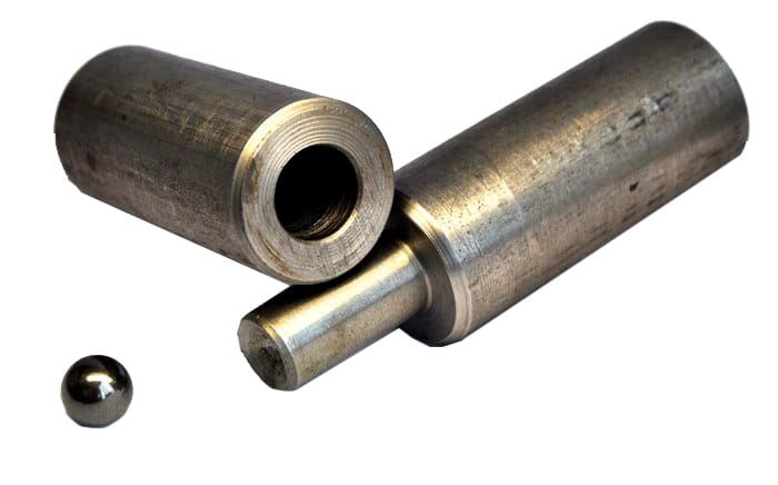 Петля гаражная D40мм* L160мм с шариком, артикул 04716/ 8483