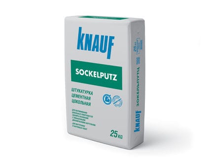 Штукатурка KNAUF Зокельпутц цементная цокольная 25кг (42), артикул 662037