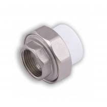 Муфта PPR комб. разъемная внутр 20 х 1/2" серый, артикул УТ000044865