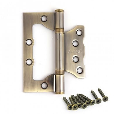 Петли наклданые универсальные 75*100*2,5 "Золото".Не требуют врезки, артикул 66443*