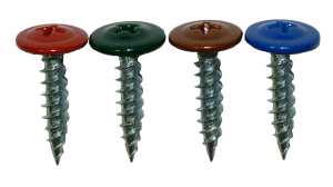 Саморез прессш. острый цинк 4,2*16 RAL 8017 корич, артикул УТ000077077