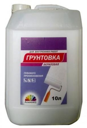 Грунтовка глубокого проникновения для ВНУТРЕННИХ работ 5кг Аламикс, артикул УТ000077224
