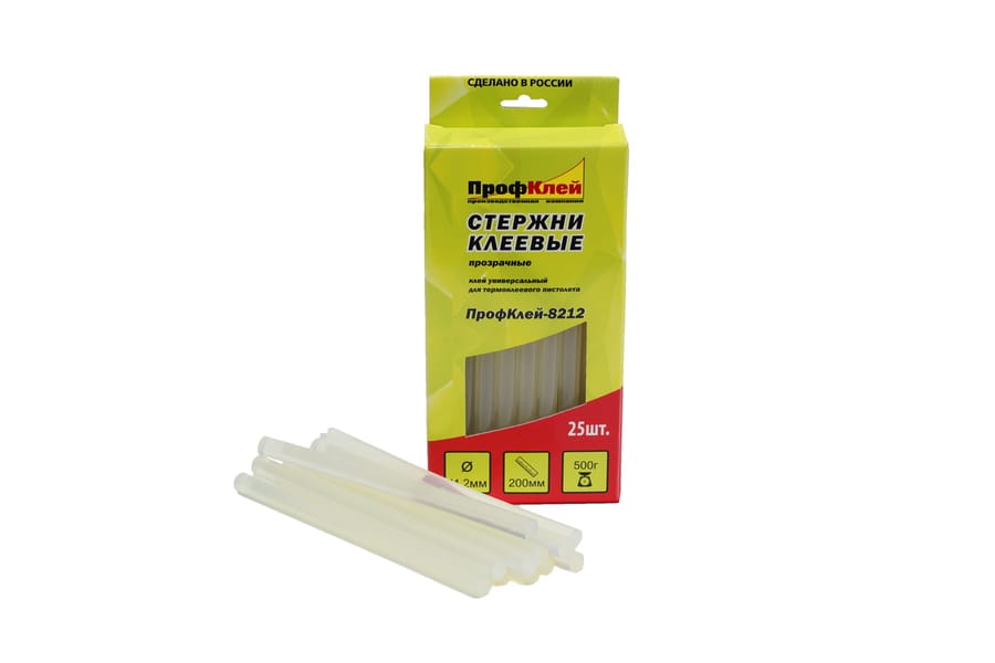 Клеевые стержни для пистолета ПрофКлей 8073 прозр. 7*300, 1000г, артикул 7406