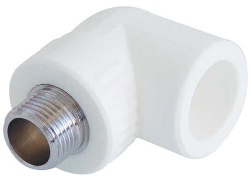 Уголок PPR комб наруж 32 х 3/4" белый, артикул УТ000017731