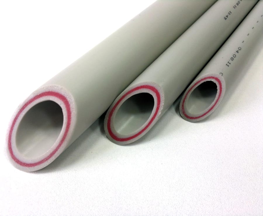 Труба PPR 25 стекловолокно серый (4 метра), артикул УТ000037727