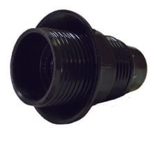 Патрон Е27 карболитовый подвесной(потолочный),черный, артикул 10601