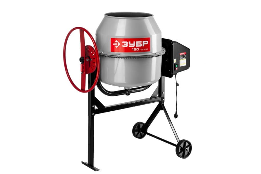 Бетоносмеситель BOHRER БСЭ 180 л 800Вт чугунный венец, артикул БСЭ-180