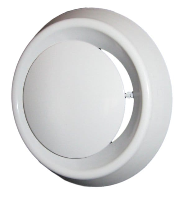 Анемостат приточно-вытяжной с фланцем D100, артикул 10АПВП