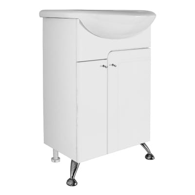 Посейдон 55 Тумба для ванной с умывальником Уют - 55 (ПВХ), артикул УТ000045475