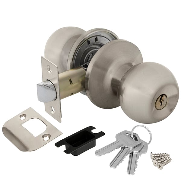 Ручка защелка DK682 SN-ET (6082 SN-E) мат. никель, артикул 39539