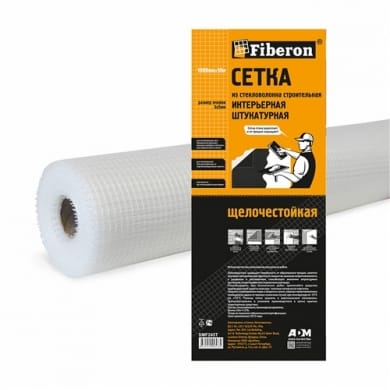 Сетка ст/тк. штукатурная интерьерная 5*5мм (1м*50м)  (9шт/уп), артикул 124946