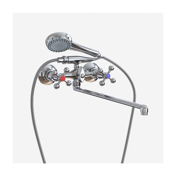 Смеситель для ванны и умывальника 1/2 кер MIXLINE ML07-02, артикул 522147